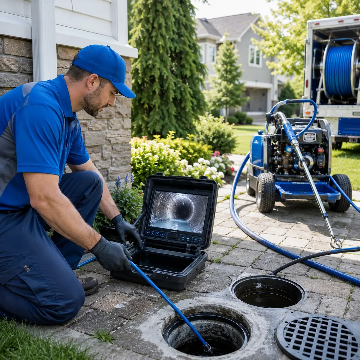 Outdoor drain cleaning professionals serving Fredonia, NY